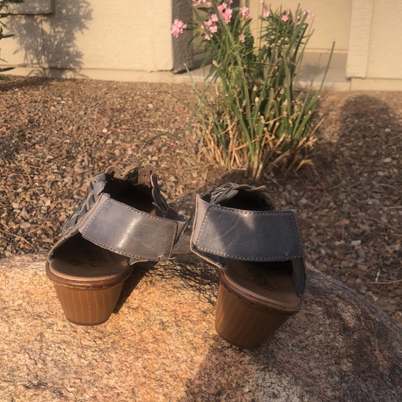 NWOT Rieker Anti-stress Sina 78 Grey Slip On Shoes Genuine Leather! Size 40/US 9 - Picture 12 of 14